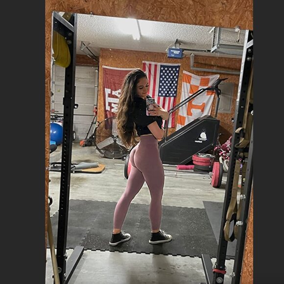 Aurola scrunch leggings light purple XS - Picture 6 of 9